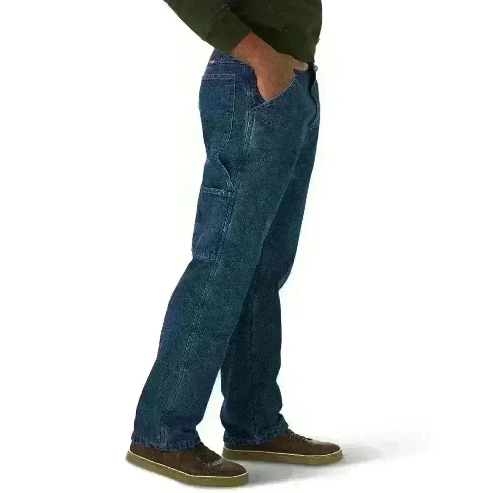 Wrangler Premium Men's Fleece Lined Carpenter Relaxed Jean Size 40x30